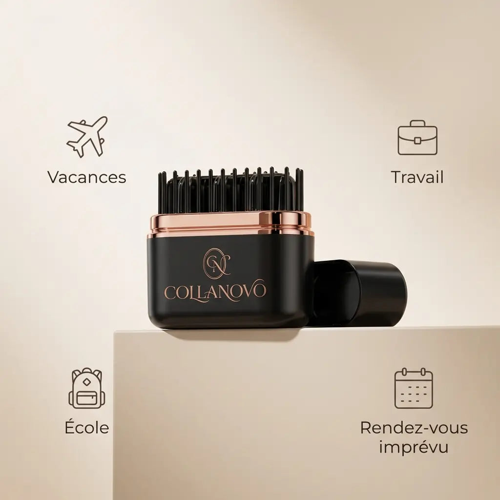 BROSSE CHAUFFANTE DE POCHE